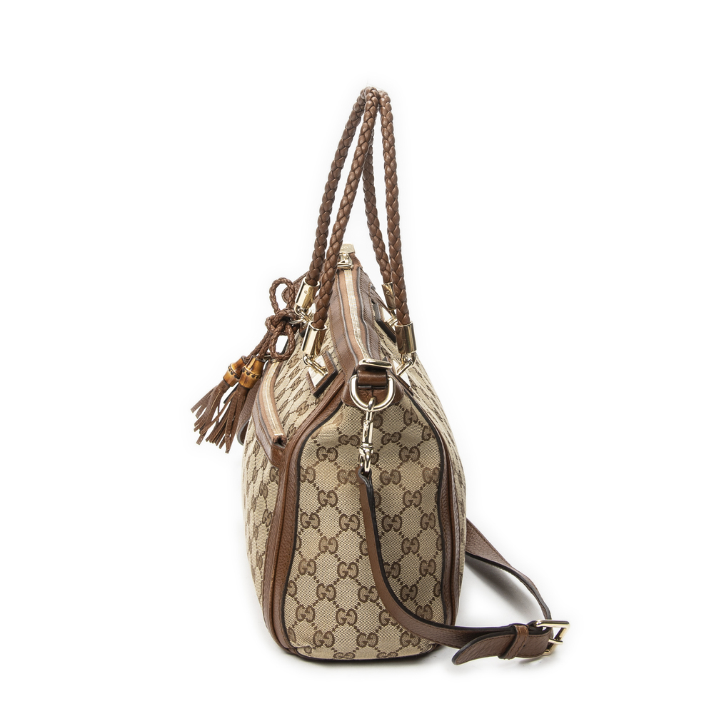 Gucci Bamboo Tassel Zip Tote - Picture 3 of 10